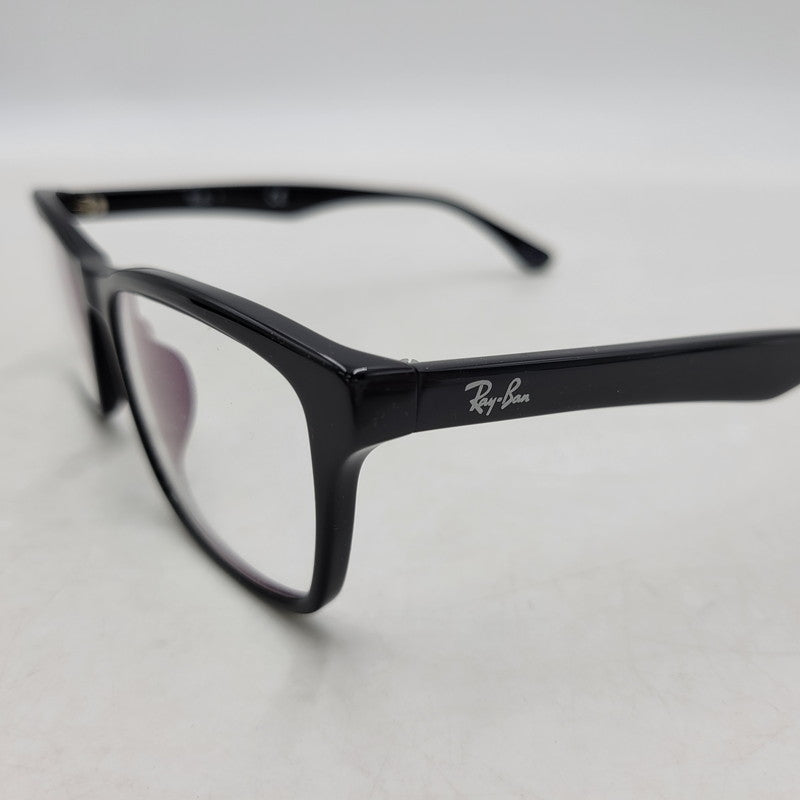 【中古品】【メンズ/レディース】 Ray-Ban レイバン OPTICS SUNGLASSES RB5279F サングラス メガネ 眼鏡 203-251028-as-44-izu サイズ：55□18-145 カラー：ブラック×クリア 万代Net店