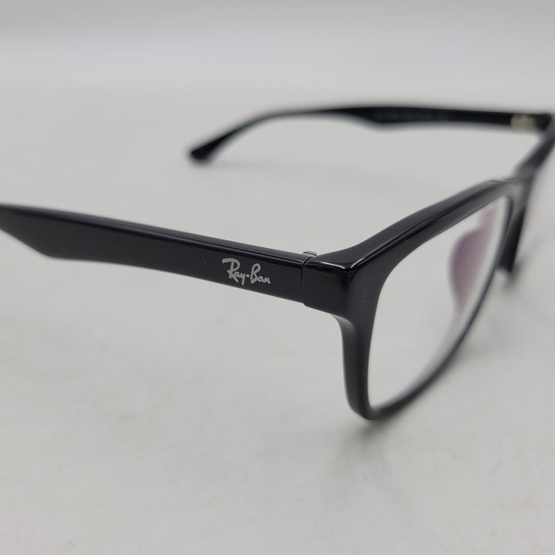 【中古品】【メンズ/レディース】 Ray-Ban レイバン OPTICS SUNGLASSES RB5279F サングラス メガネ 眼鏡 203-251028-as-44-izu サイズ：55□18-145 カラー：ブラック×クリア 万代Net店