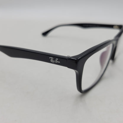 【中古品】【メンズ/レディース】 Ray-Ban レイバン OPTICS SUNGLASSES RB5279F サングラス メガネ 眼鏡 203-251028-as-44-izu サイズ：55□18-145 カラー：ブラック×クリア 万代Net店