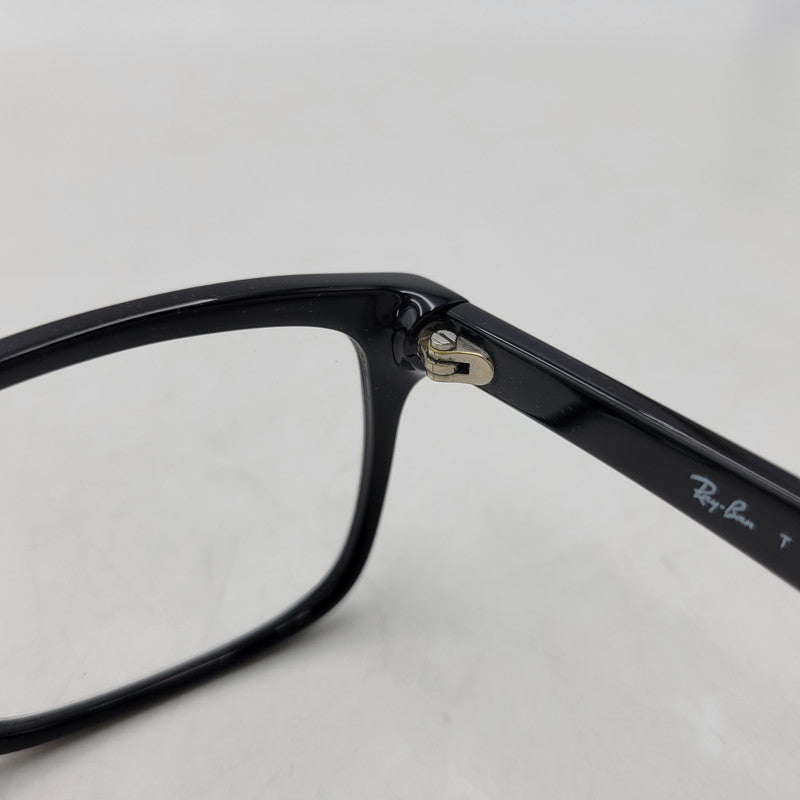 【中古品】【メンズ/レディース】 Ray-Ban レイバン OPTICS SUNGLASSES RB5279F サングラス メガネ 眼鏡 203-251028-as-44-izu サイズ：55□18-145 カラー：ブラック×クリア 万代Net店