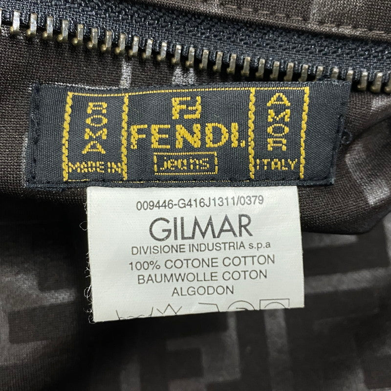 【中古品】【メンズ】 FENDI JEANS フェンディジーンズ 009446-G416J1311 イタリア製 ZUCCA PATTERN REVERSIBLE JACKET ズッカ パターン リバーシブル ジャケット アウター 146-251025-cs-04-izu サイズ：不明 カラー：ブラウン 万代Net店