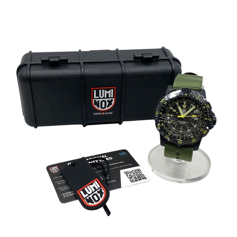 【中古美品】【メンズ】 LUMINOX ルミノックス 8820 RECON POINT MAN MEN'S QUARTZ WATCH リーコン ポイント マン メンズ クオーツ ウォッチ 腕時計 197-251025-cs-06-izu カラー：ブラック/グリーン 万代Net店