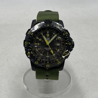 【中古美品】【メンズ】 LUMINOX ルミノックス 8820 RECON POINT MAN MEN'S QUARTZ WATCH リーコン ポイント マン メンズ クオーツ ウォッチ 腕時計 197-251025-cs-06-izu カラー：ブラック/グリーン 万代Net店