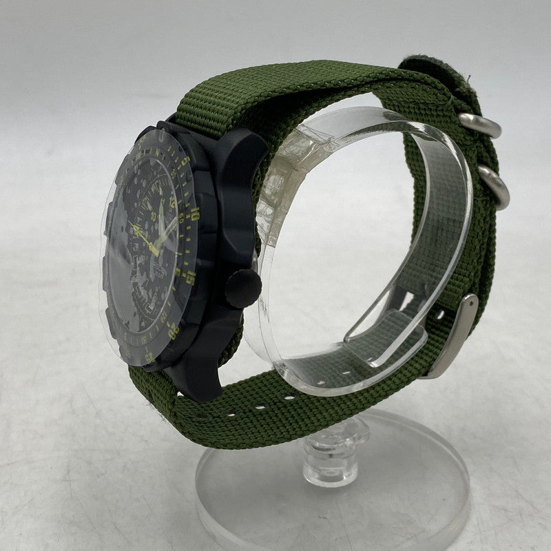 【中古美品】【メンズ】 LUMINOX ルミノックス 8820 RECON POINT MAN MEN'S QUARTZ WATCH リーコン ポイント マン メンズ クオーツ ウォッチ 腕時計 197-251025-cs-06-izu カラー：ブラック/グリーン 万代Net店