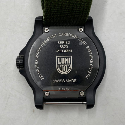 【中古美品】【メンズ】 LUMINOX ルミノックス 8820 RECON POINT MAN MEN'S QUARTZ WATCH リーコン ポイント マン メンズ クオーツ ウォッチ 腕時計 197-251025-cs-06-izu カラー：ブラック/グリーン 万代Net店