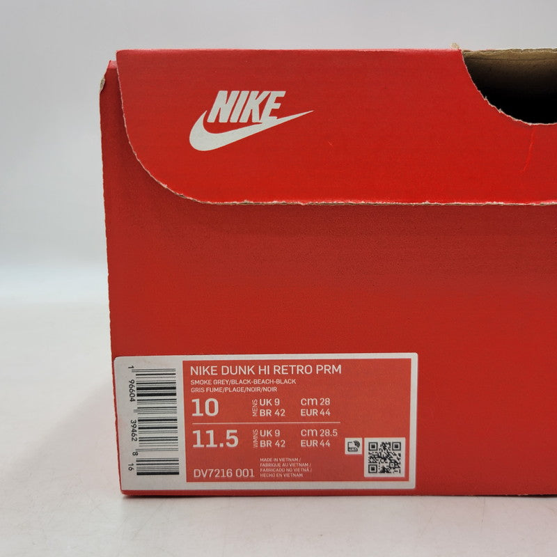 【中古品】【メンズ】 NIKE ナイキ DV7216-001 DUNK HIGH ダンク ハイ 50 YEARS OF HIP-HOP イアーズ オブ ヒップホップ スニーカー シューズ 靴 160-251028-ya-11-izu サイズ：28cm カラー：スモーク グレー ブラック ブリーチ ブラック 万代Net店