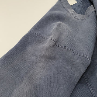 【現状渡し品】【メンズ】 Champion チャンピオン REVERSE WEAVE SWEATSHIRT リバースウィーブ スウェットシャツ メキシコ製 刺繍タグ 目あり トレーナー 長袖 トップス 146-251026-as-17-izu サイズ：L カラー：ネイビー 万代Net店