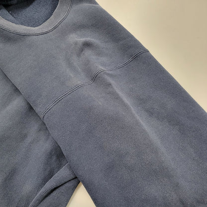 【現状渡し品】【メンズ】 Champion チャンピオン REVERSE WEAVE SWEATSHIRT リバースウィーブ スウェットシャツ メキシコ製 刺繍タグ 目あり トレーナー 長袖 トップス 146-251026-as-17-izu サイズ：L カラー：ネイビー 万代Net店