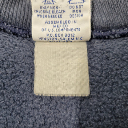 【現状渡し品】【メンズ】 Champion チャンピオン REVERSE WEAVE SWEATSHIRT リバースウィーブ スウェットシャツ メキシコ製 刺繍タグ 目あり トレーナー 長袖 トップス 146-251026-as-17-izu サイズ：L カラー：ネイビー 万代Net店