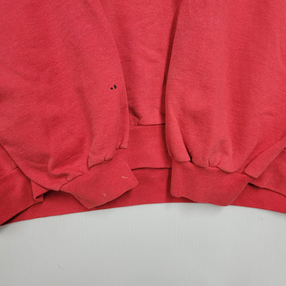 【中古品】【メンズ】 HOBIE ホビー TEAM EXTREME SWEATSHIRT スウェットシャツ USA製 トレーナー 長袖 トップス 146-251028-as-16-izu サイズ：XL カラー：レッド系 万代Net店
