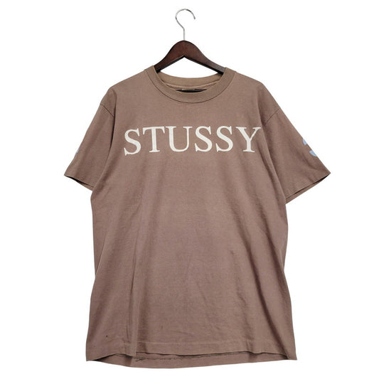 【現状渡し品】【メンズ】 OLD STUSSY オールドステューシー USA製 両シングル 白タグ 90S STUSSY NO.3 SS TEE ショートスリーブ Tシャツ トップス 半袖 142-251029-cs-17-izu サイズ：L カラー：ブラウン 万代Net店