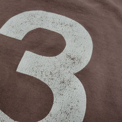 【現状渡し品】【メンズ】 OLD STUSSY オールドステューシー USA製 両シングル 白タグ 90S STUSSY NO.3 SS TEE ショートスリーブ Tシャツ トップス 半袖 142-251029-cs-17-izu サイズ：L カラー：ブラウン 万代Net店