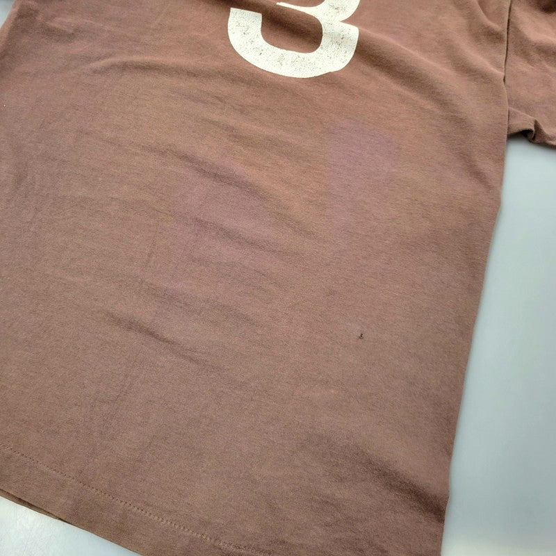 【現状渡し品】【メンズ】 OLD STUSSY オールドステューシー USA製 両シングル 白タグ 90S STUSSY NO.3 SS TEE ショートスリーブ Tシャツ トップス 半袖 142-251029-cs-17-izu サイズ：L カラー：ブラウン 万代Net店