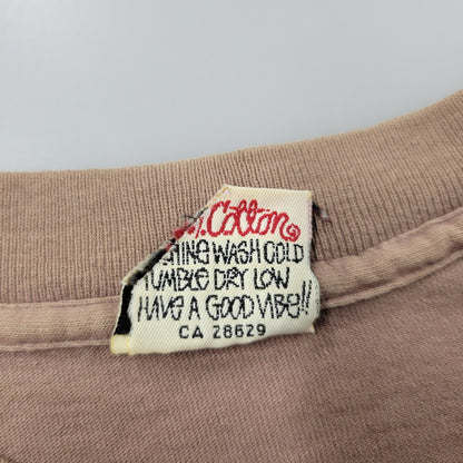 【現状渡し品】【メンズ】 OLD STUSSY オールドステューシー USA製 両シングル 白タグ 90S STUSSY NO.3 SS TEE ショートスリーブ Tシャツ トップス 半袖 142-251029-cs-17-izu サイズ：L カラー：ブラウン 万代Net店