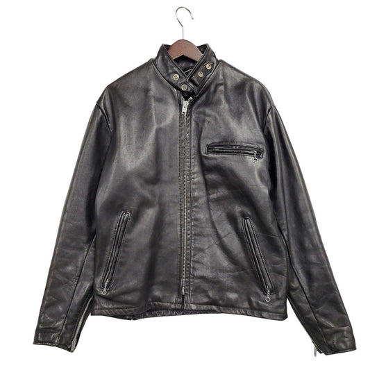 【中古品】【メンズ】 SINGLE RIDERS JACKET 1007 091 シングル ライダース ジャケット アウター 145-251026-as-12-izu サイズ：40 カラー：ブラック 万代Net店