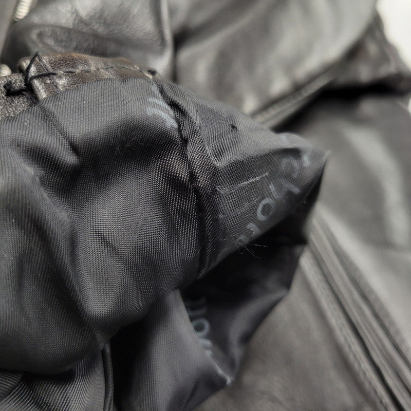 【中古品】【メンズ】 SINGLE RIDERS JACKET 1007 091 シングル ライダース ジャケット アウター 145-251026-as-12-izu サイズ：40 カラー：ブラック 万代Net店