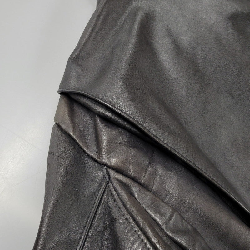【中古品】【メンズ】 SINGLE RIDERS JACKET 1007 091 シングル ライダース ジャケット アウター 145-251026-as-12-izu サイズ：40 カラー：ブラック 万代Net店