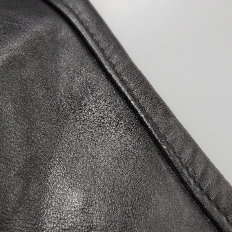 【中古品】【メンズ】 SINGLE RIDERS JACKET 1007 091 シングル ライダース ジャケット アウター 145-251026-as-12-izu サイズ：40 カラー：ブラック 万代Net店