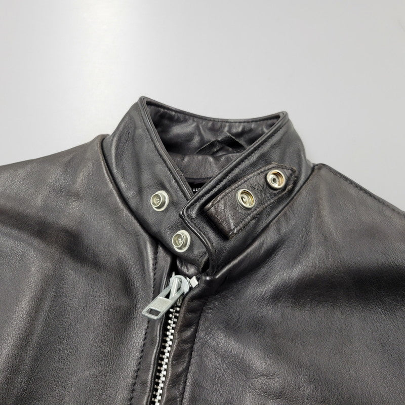 【中古品】【メンズ】 SINGLE RIDERS JACKET 1007 091 シングル ライダース ジャケット アウター 145-251026-as-12-izu サイズ：40 カラー：ブラック 万代Net店