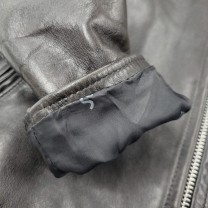 【中古品】【メンズ】 SINGLE RIDERS JACKET 1007 091 シングル ライダース ジャケット アウター 145-251026-as-12-izu サイズ：40 カラー：ブラック 万代Net店