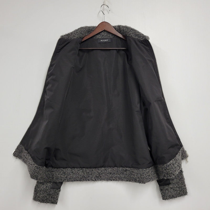 【中古品】【メンズ】 MLVINCE メルヴィンス PANELLED TRUCKER JACKET トラッカージャケット アウター 142-251026-as-08-izu サイズ：L カラー：グレー×ブラック 万代Net店