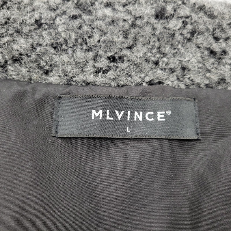 【中古品】【メンズ】 MLVINCE メルヴィンス PANELLED TRUCKER JACKET トラッカージャケット アウター 142-251026-as-08-izu サイズ：L カラー：グレー×ブラック 万代Net店