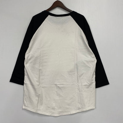【中古品】【メンズ】 GOD SELECTION XXX ゴッド セレクション トリプルエックス PHOTO RAGLAN T-SHIRT フォト ラグラン Tシャツ トップス 142-251028-as-28-izu サイズ：XL カラー：ホワイト×ブラック 万代Net店