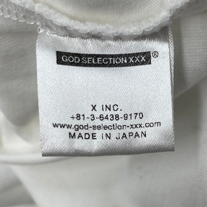 【中古品】【メンズ】 GOD SELECTION XXX ゴッド セレクション トリプルエックス PHOTO RAGLAN T-SHIRT フォト ラグラン Tシャツ トップス 142-251028-as-28-izu サイズ：XL カラー：ホワイト×ブラック 万代Net店