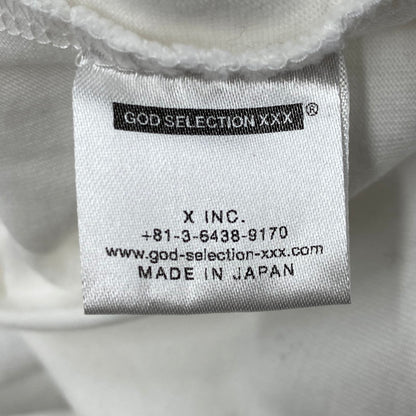 【中古品】【メンズ】 GOD SELECTION XXX ゴッド セレクション トリプルエックス PHOTO RAGLAN T-SHIRT フォト ラグラン Tシャツ トップス 142-251028-as-28-izu サイズ：XL カラー：ホワイト×ブラック 万代Net店