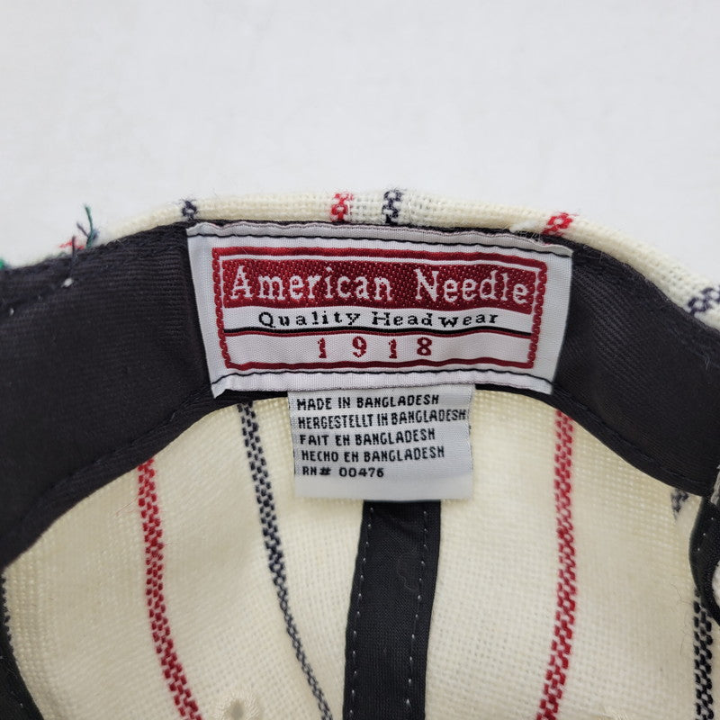 【中古品】【メンズ/レディース】 AMERICAN NEEDLE アメリカンニードル COOPERSTOWN クーパーズタウン NEW YORK YANKEES ニューヨーク ヤンキース SNAP BACK CAP スナップバックキャップ 帽子 185-251108-ya-11-izu サイズ：F カラー：ホワイト/ネイビー 万代Net店