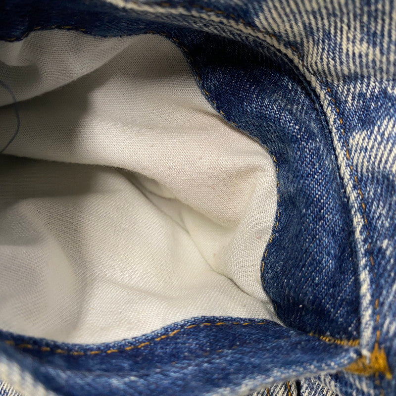 【中古品】【メンズ】 SMALL-E BUFFALO PLAID FLANNEL LINER CHEMICAL WASH DENIM JACKET 70417 0819 刻印527 ケミカルウォッシュ デニムジャケット USA製 アウター 146-251027-as-09-izu サイズ：L カラー：インディゴ 万代Net店