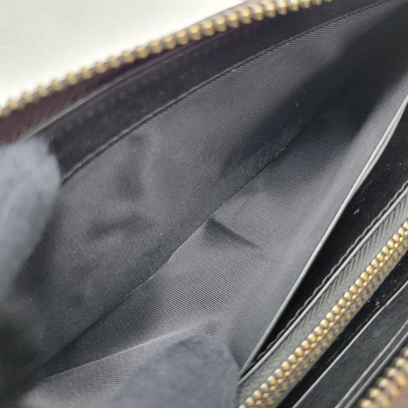 【中古品】【レディース】 COACH コーチ × DISNEY ディズニー SIGNATURE ROUND ZIP LONG WALLET F31350 シグネチャー ラウンドジップ ロングウォレット 長財布 181-251028-as-38-izu カラー：ブラウン 万代Net店