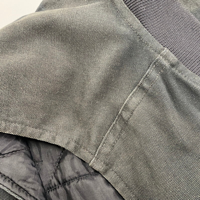 【現状渡し品】【メンズ】 Carhartt カーハート RIB COLLAR QUILTING LINER DUCK WORK VEST リブカラー キルティング ライナー ダック ワークベスト 146-251027-as-16-izu カラー：ブラック 万代Net店