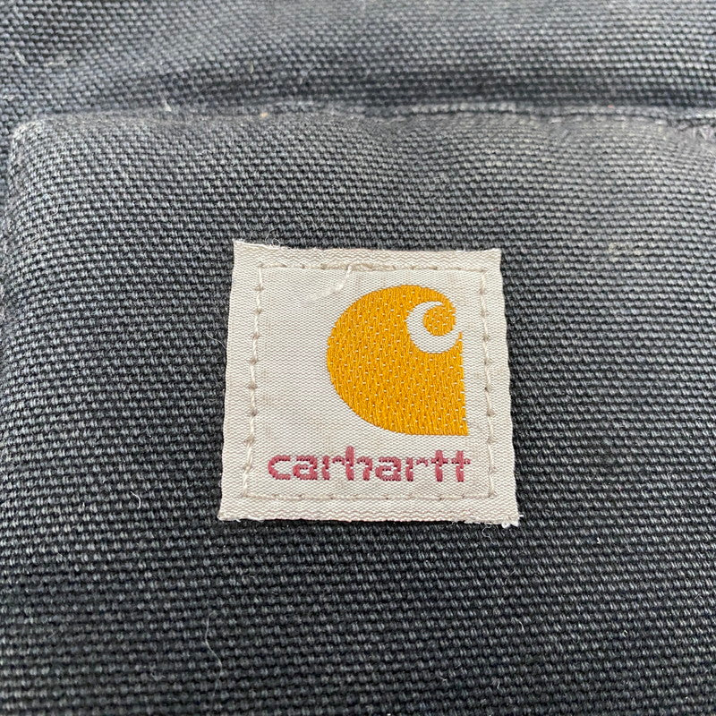 【現状渡し品】【メンズ】 Carhartt カーハート RIB COLLAR QUILTING LINER DUCK WORK VEST リブカラー キルティング ライナー ダック ワークベスト 146-251027-as-16-izu カラー：ブラック 万代Net店