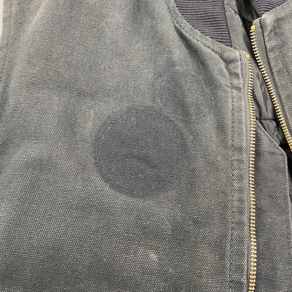 【現状渡し品】【メンズ】 Carhartt カーハート RIB COLLAR QUILTING LINER DUCK WORK VEST リブカラー キルティング ライナー ダック ワークベスト 146-251027-as-16-izu カラー：ブラック 万代Net店