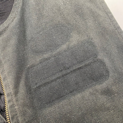 【現状渡し品】【メンズ】 Carhartt カーハート RIB COLLAR QUILTING LINER DUCK WORK VEST リブカラー キルティング ライナー ダック ワークベスト 146-251027-as-16-izu カラー：ブラック 万代Net店