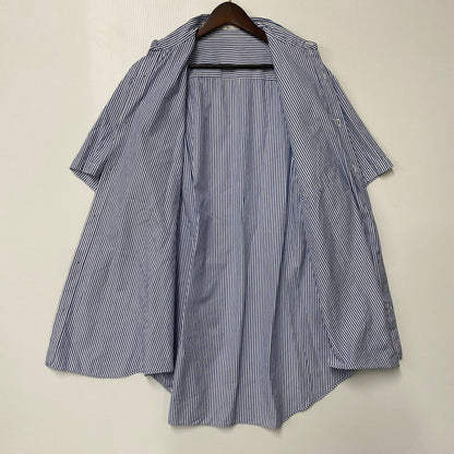 【中古品】【メンズ】 Y's for men ワイズ フォー メン SS STRIPE SHIRT ショートスリーブ ストライプ シャツ トップス 半袖 140-251029-cs-09-izu サイズ：不明 カラー：ブルー 万代Net店