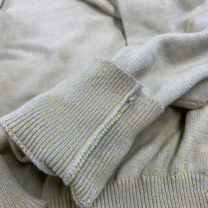 【中古品】【メンズ】 CREWNECK COTTON KNIT HN-020010 AD1991 クルーネック コットン ニット 長袖 トップス 140-251027-as-18-izu カラー：イエロー系 万代Net店