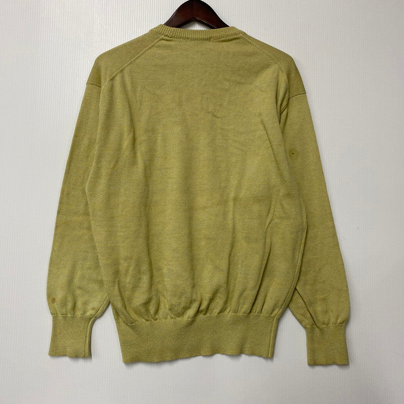【中古品】【メンズ】 CREWNECK COTTON KNIT HN-020010 AD1991 クルーネック コットン ニット 長袖 トップス 140-251027-as-18-izu カラー：イエロー系 万代Net店