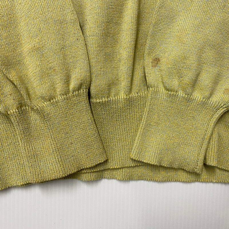 【中古品】【メンズ】 CREWNECK COTTON KNIT HN-020010 AD1991 クルーネック コットン ニット 長袖 トップス 140-251027-as-18-izu カラー：イエロー系 万代Net店