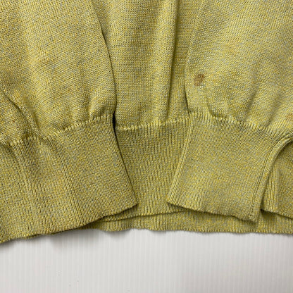 【中古品】【メンズ】 CREWNECK COTTON KNIT HN-020010 AD1991 クルーネック コットン ニット 長袖 トップス 140-251027-as-18-izu カラー：イエロー系 万代Net店