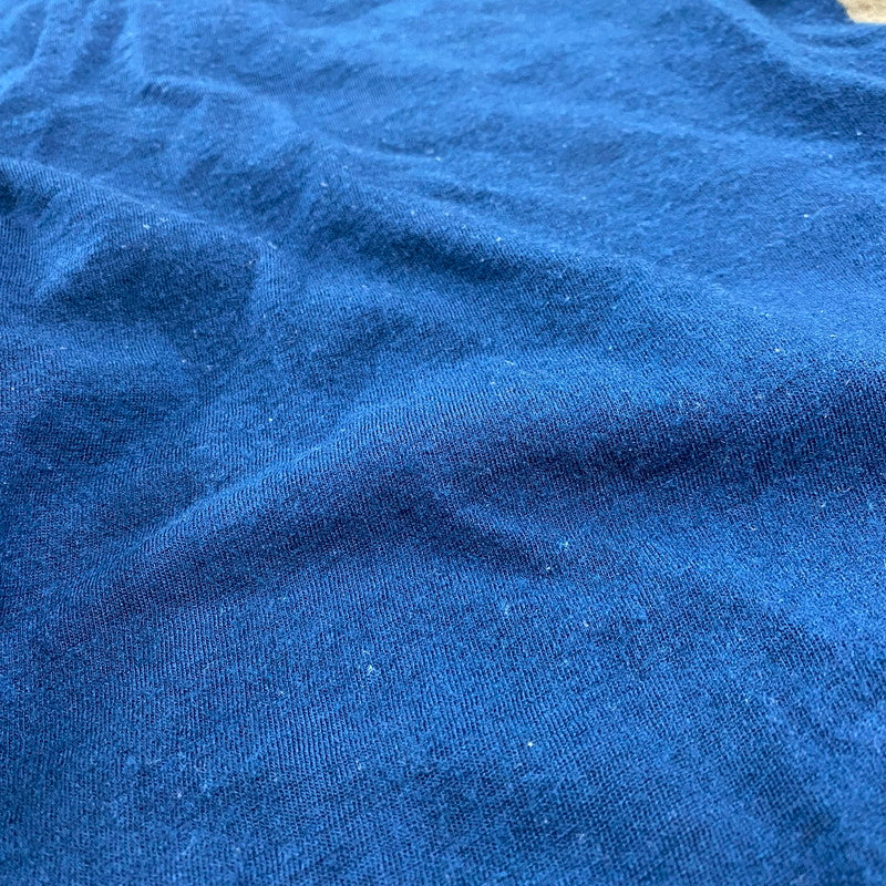 【現状渡し品】【メンズ】 2-TONE WOOL KNIT SWEATER ツートン ウール ニット セーター フランス製 長袖 トップス 140-251027-as-14-izu サイズ：L カラー：ブルー系 万代Net店