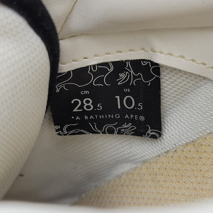 【中古品】【メンズ】 A BATHING APE アベイシングエイプ SKULL STA スカルスタ スニーカー シューズ 靴 162-251027-as-04-izu サイズ：28.5cm カラー：ブラック×ホワイト 万代Net店