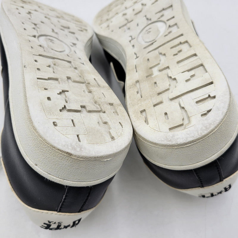 【中古品】【メンズ】 A BATHING APE アベイシングエイプ SKULL STA スカルスタ スニーカー シューズ 靴 162-251027-as-04-izu サイズ：28.5cm カラー：ブラック×ホワイト 万代Net店