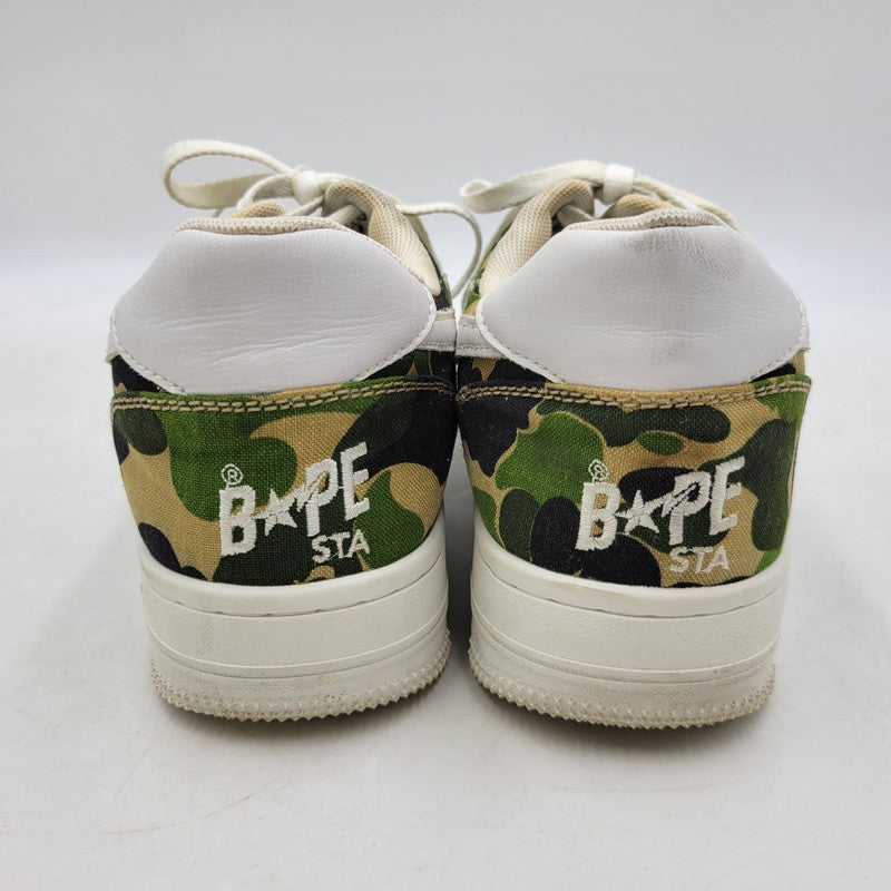 【中古品】【メンズ】 A BATHING APE アベイシングエイプ ABC CAMO BAPE STA スニーカー シューズ 靴 162-251027-as-05-izu サイズ：29cm カラー：マルチカラー 万代Net店