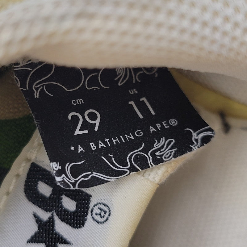 【中古品】【メンズ】 A BATHING APE アベイシングエイプ ABC CAMO BAPE STA スニーカー シューズ 靴 162-251027-as-05-izu サイズ：29cm カラー：マルチカラー 万代Net店