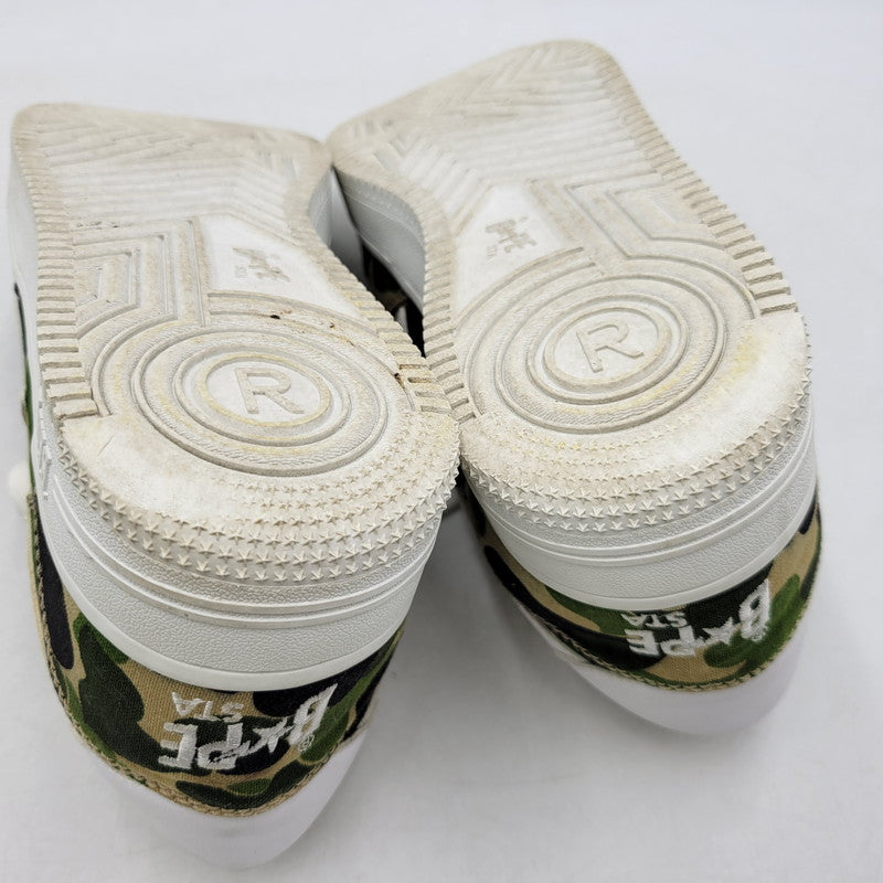 【中古品】【メンズ】 A BATHING APE アベイシングエイプ ABC CAMO BAPE STA スニーカー シューズ 靴 162-251027-as-05-izu サイズ：29cm カラー：マルチカラー 万代Net店