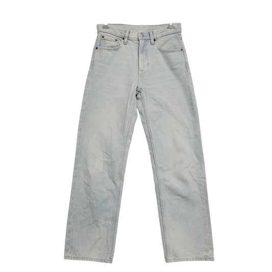 【中古品】【メンズ】 CALVIN KLEIN カルバン クライン STRAIGHT DENIM PANTS 4RB703G ストレート デニムパンツ ジーンズ ボトムス 152-251101-as-20-izu サイズ：28×32 カラー：ライトインディゴ 万代Net店