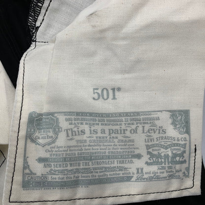【中古美品】【メンズ】 Levi's リーバイス 00501-0638 BUTTON FLY BUTTON FLY ボタンフライ501 ORIGINAL DENIM PANT オリジナル デニム パンツ ズボン ボトムス 158-251108-ya-01-izu サイズ：29×32 カラー：BLACK 万代Net店