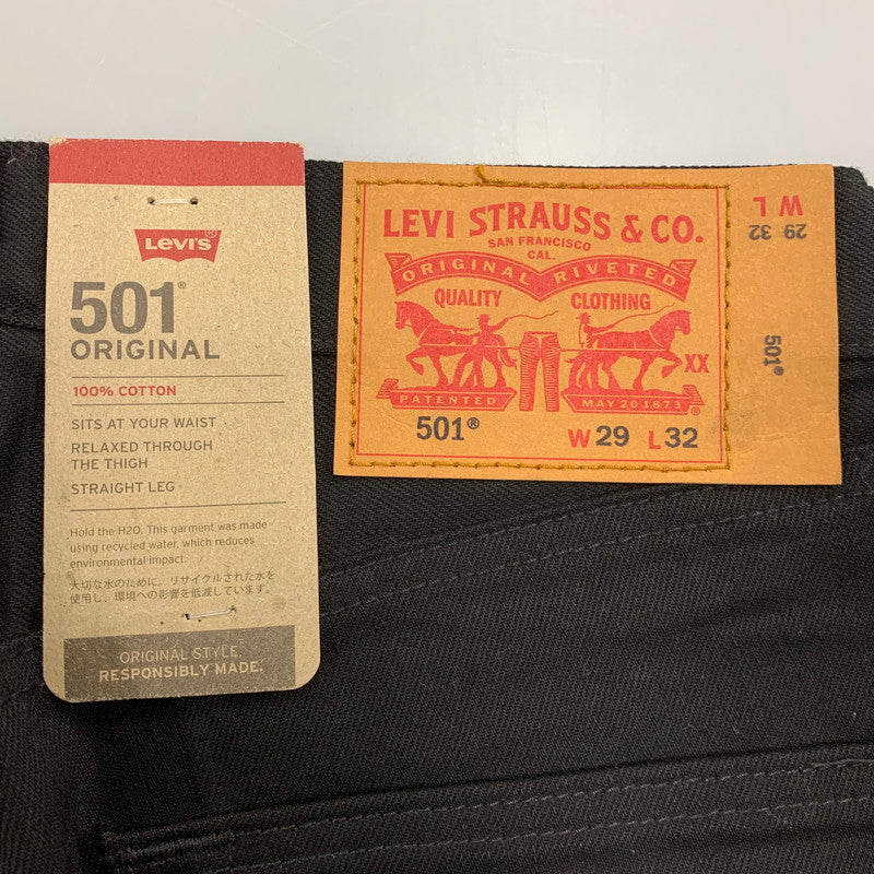 【中古美品】【メンズ】 Levi's リーバイス 00501-0638 BUTTON FLY BUTTON FLY ボタンフライ501 ORIGINAL DENIM PANT オリジナル デニム パンツ ズボン ボトムス 158-251108-ya-01-izu サイズ：29×32 カラー：BLACK 万代Net店
